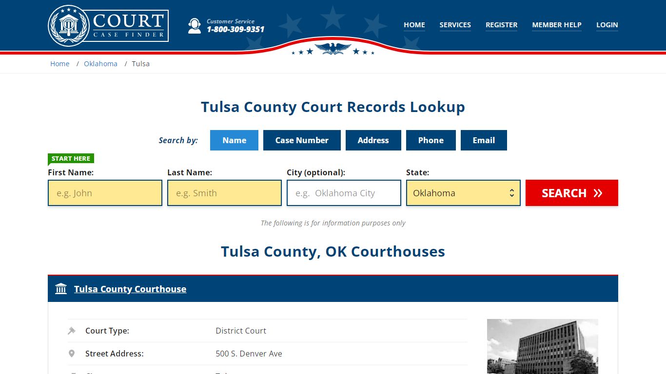 Tulsa County Court Records | OK Case Lookup